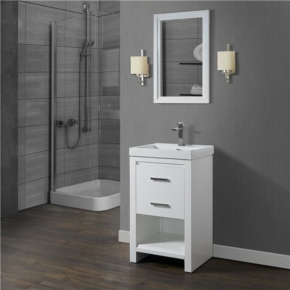 Fairmont Designs Studio One 21x18" Vanity - Glossy White