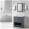 Fairmont Designs Studio One 30" Vanity - Glossy Pewter