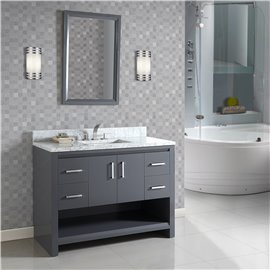 Fairmont Designs Studio One 48" Vanity - Glossy Pewter