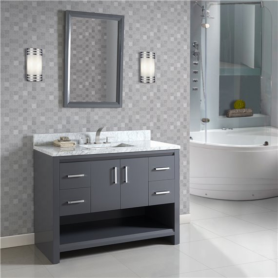 Fairmont Designs Studio One 48" Vanity - Glossy Pewter