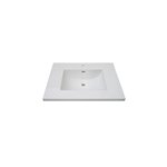 Fairmont Designs 3cm (1-1/4") 31" Tops White Ceramic Vanity Sink Top with Integral Bowl