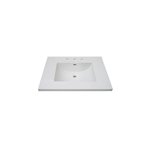 Fairmont Designs 3cm (1-1/4") 31" Tops White Ceramic Vanity Sink Top with Integral Bowl