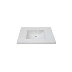 Fairmont Designs 3cm (1-1/4") 37" Tops White Ceramic Vanity Sink Top with Integral Bowl