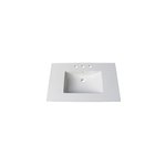 Fairmont Designs (11/16") 37" Tops White Ceramic Vanity Sink Top with Integral Bowl