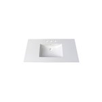 Fairmont Designs (11/16") 43" Tops White Ceramic Vanity Sink Top with Integral Bowl