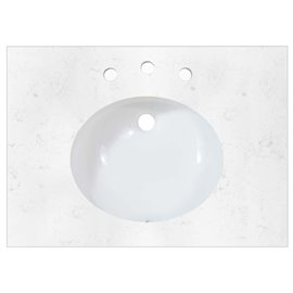 Fairmont Designs 2cm (3/4") 31" Quartz Top Ogee Edge