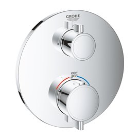 Grohe 24133 Grohtherm Round Dual Func Thm Trim