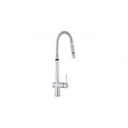 Franke FF-21 Faucet Polished Chrome w Pull Out stream & spray