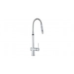 Franke FF-21 Faucet Polished Chrome w Pull Out stream & spray