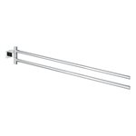 Grohe 40624 Essentials Cube Double Towel Bar