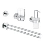 Grohe 40846 Essentials Accessories Set Master 4-In-1