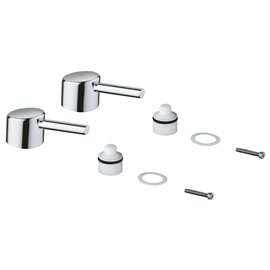 Grohe 48310 Concetto Pair Of Handles Blue/Red