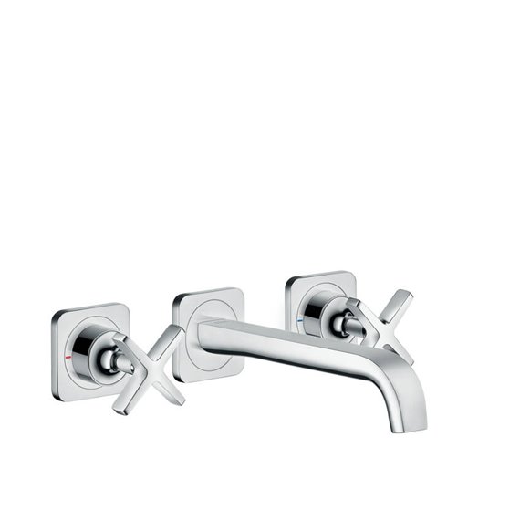 AXOR CITTERIO E WIDESPREAD WALLMOUNTED LAVATORY FAUCET