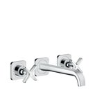 AXOR CITTERIO E WIDESPREAD WALLMOUNTED LAVATORY FAUCET