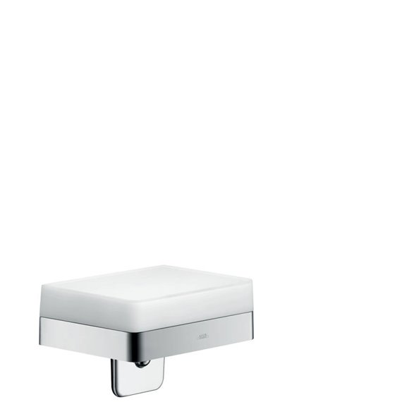 AXOR UNIVERSAL SOAP/LOTION DISPENSER & SHELF FOR WALL/RAIL