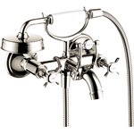 AXOR MONTREUX WALL MOUNTED TUBFILLER, TWO HANDLE 1.8 GPM 