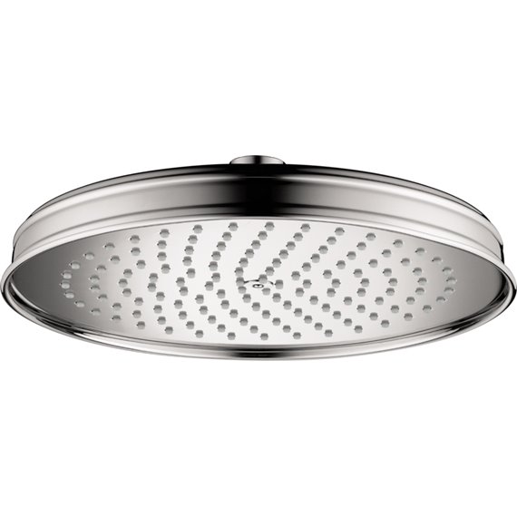 AXOR MONTREUX 240 1-JET SHOWERHEAD, 1.8 GPM 