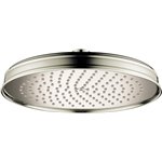 AXOR MONTREUX 240 1-JET SHOWERHEAD, 1.8 GPM 