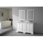 Virta 60 Inch Charm Floor Mount Double Sink Vanity