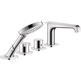 AXOR CITTERIO E 4-HOLE THERMOSTATIC ROMAN TUB FAUCET 1.75 GPM 