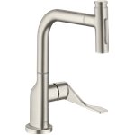 AXOR CITTERIO SELECT 2-SPRAY KITCHEN FAUCET, PULL-OUT 