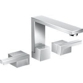 AXOR EDGE WIDESPREAD FAUCET 130, DIAMOND CUT 