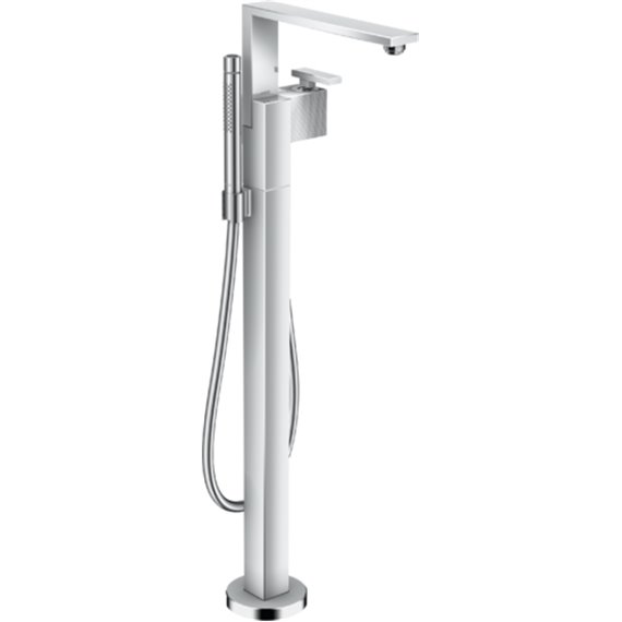 AXOR EDGE FREESTANDING TUB FILLER TRIM WITH 1.75 GPM HANDSHOWER, DIAMO