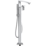 AXOR EDGE FREESTANDING TUB FILLER TRIM WITH 1.75 GPM HANDSHOWER, DIAMO