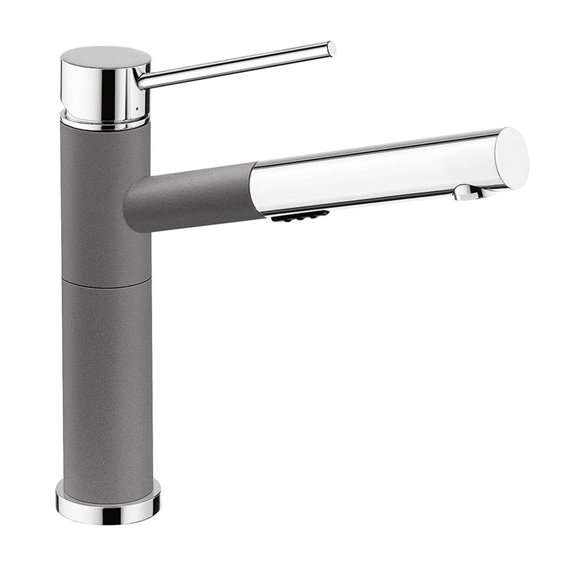 Blanco Alta Dual Finish Metallic GrayChrome