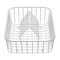 BLANCO CROCKERY BASKET, STAINLESS STEEL SINK