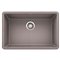BLANCO PRECIS U SINGLE 27, METALLIC GRAY