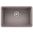 BLANCO PRECIS U SINGLE 27, METALLIC GRAY
