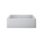 BLANCO IKON 33 APRON 1.75 LOW DIVIDE, WHITE