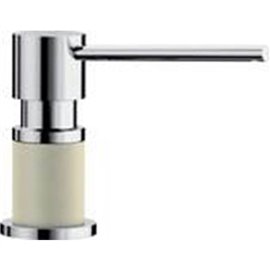 BLANCO LATO SOAP DISPENSER, CHROME/BISCUIT