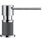 BLANCO LATO SOAP DISPENSER, CHROME/CINDER