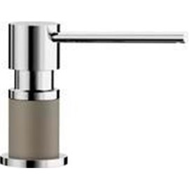 BLANCO LATO SOAP DISPENSER, CHROME/TRUFFLE