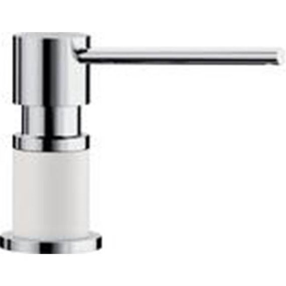 BLANCO LATO SOAP DISPENSER, CHROME/WHITE