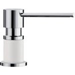 BLANCO LATO SOAP DISPENSER, CHROME/WHITE