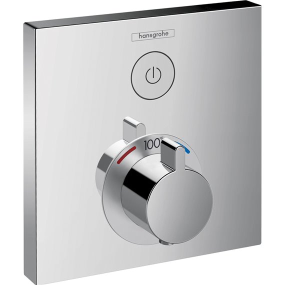 Hansgrohe 15762001 Hg Showerselect E Thermostatic Trim 1 Function Square