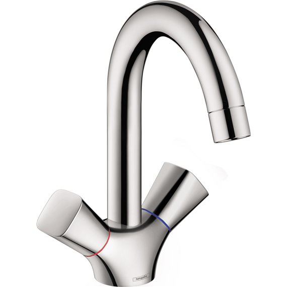 Hansgrohe 71222001 Logis 2 Handle Single Hole Faucet