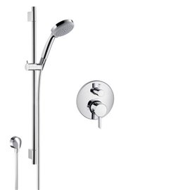 HANSGROHE SHOWER KIT THM 1-FUNCTION WALLBAR W/HSHWR 