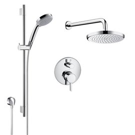 HANSGROHE SHOWER KIT THM 2-FUNCTION WALLBAR W/HSHWR & SHHD 