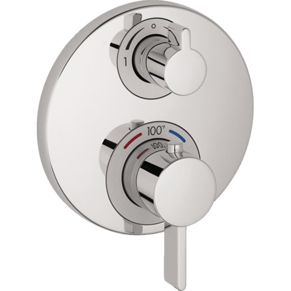 HANSGROHE ROUND THERMOSTATIC TRIM WITH VOLUME CONTROL AND DIVERTER 