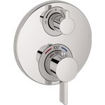 HANSGROHE ROUND THERMOSTATIC TRIM WITH VOLUME CONTROL AND DIVERTER 