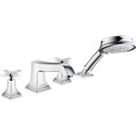 HANSGROHE METROPOL CLASSIC 4H ROMAN TUB CROSS HANDLE 