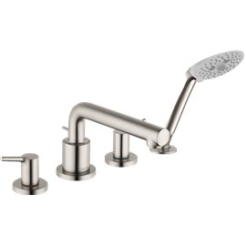 HANSGROHE TALIS S 4-HOLE ROMAN TUB SET TRIM WITH 1.8 GPM HANDSHOWER 