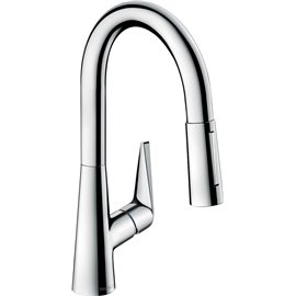 HANSGROHE TALIS S PULL DOWN PREP FAUCET, 1.75 GPM 