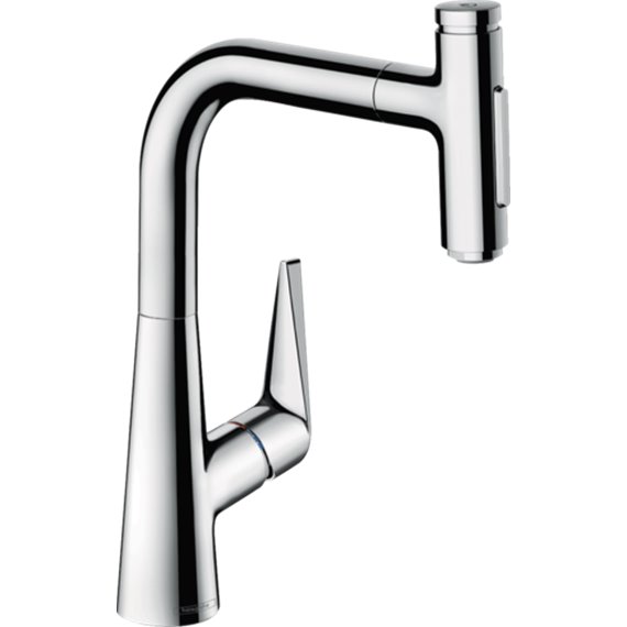 HANSGROHE TALIS SELECT S PREP KITCHEN FAUCET, 2-SPRAY PULL-OUT 