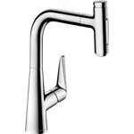 HANSGROHE TALIS SELECT S PREP KITCHEN FAUCET, 2-SPRAY PULL-OUT 