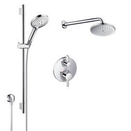 HANSGROHE POWDER RAIN THERMOSTATIC SHOWER KIT 